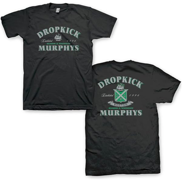 Amazon.com: 2Bhip Dropkick Murphys Skelly Piper Front & Back